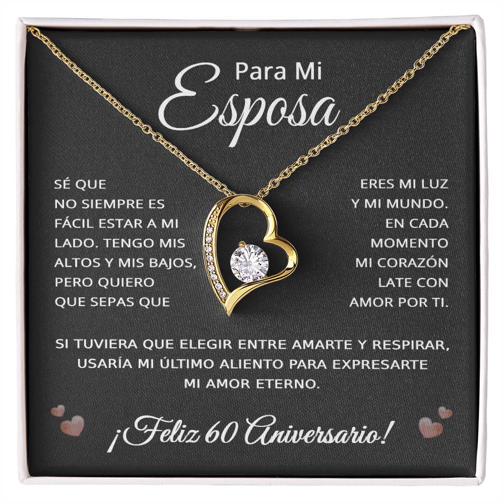 60 Anos de Aniversario Para Mi Esposa - 60 Year Aniversario Gift for Her