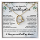 To My Granddaughter Necklace from Grandpa Grandma Grandparents Granddaughter Gift for Christmas Birthday Graduation Beautiful Strong Brave Fearless Graduate from Grandmother Grandfather