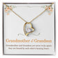 Grandma Christmas Gift from Grandson Grandmother Grandson Necklace Grandmother and Grandson are Never Truly Apart Grandma Birthday Gift