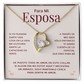 Para Mi Esposa Collar En Español - Regalo Para Esposa San Valentin - Presente Para Esposa