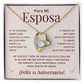 Regalo 11 Aniversario para Esposa - Collar Amor Eterno - To My Wife Necklace in Spanish