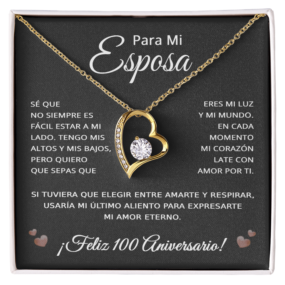 100 Anos de Aniversario Para Mi Esposa - 100 Year Aniversario Gift for Her