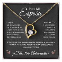 Load image into Gallery viewer, 100 Anos de Aniversario Para Mi Esposa - 100 Year Aniversario Gift for Her
