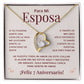 Regalo 7 Aniversario para Esposa - Collar Amor Eterno - To My Wife Necklace in Spanish