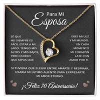 Load image into Gallery viewer, 70 Anos de Aniversario Para Mi Esposa - 70 Year Aniversario Gift for Her
