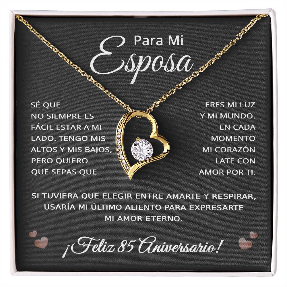 85 Anos de Aniversario Para Mi Esposa - 85 Year Aniversario Gift for Her