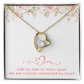 Cousins Gift Cousin Birthday Gift Cousin Christmas Gift Cousin Necklace Side by Side or Miles Apart We are Cousins Connected By Heart Love Pendant