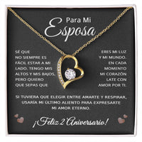 Load image into Gallery viewer, 2 Anos de Aniversario Para Mi Esposa - 2 Year Aniversario Gift for Her
