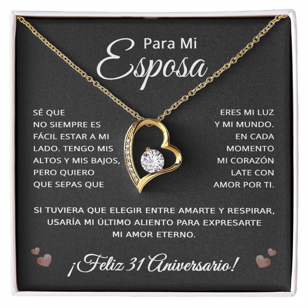 31 Anos de Aniversario Para Mi Esposa - 31 Year Aniversario Gift for Her