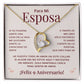 Regalo 9 Aniversario para Esposa - Collar Amor Eterno - To My Wife Necklace in Spanish