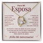 Regalo 88 Aniversario para Esposa - Collar Amor Eterno - To My Wife Necklace in Spanish