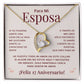 Regalo 17 Aniversario para Esposa - Collar Amor Eterno - To My Wife Necklace in Spanish