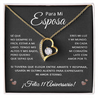 Load image into Gallery viewer, 11 Anos de Aniversario Para Mi Esposa - 11 Year Aniversario Gift for Her
