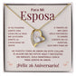 Regalo 26 Aniversario para Esposa - Collar Amor Eterno - To My Wife Necklace in Spanish