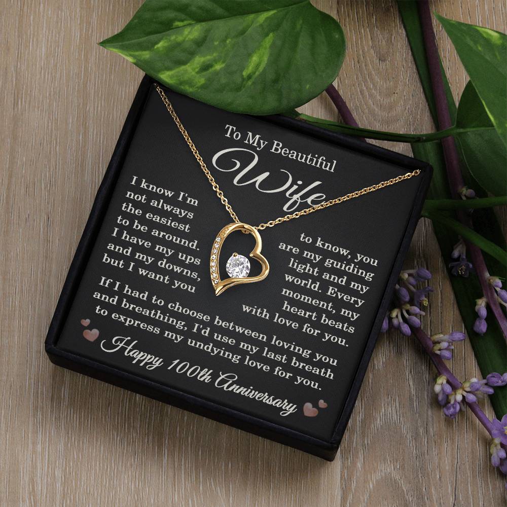 To My Wife Three Part Necklace Mockup - Do not Sync with Website