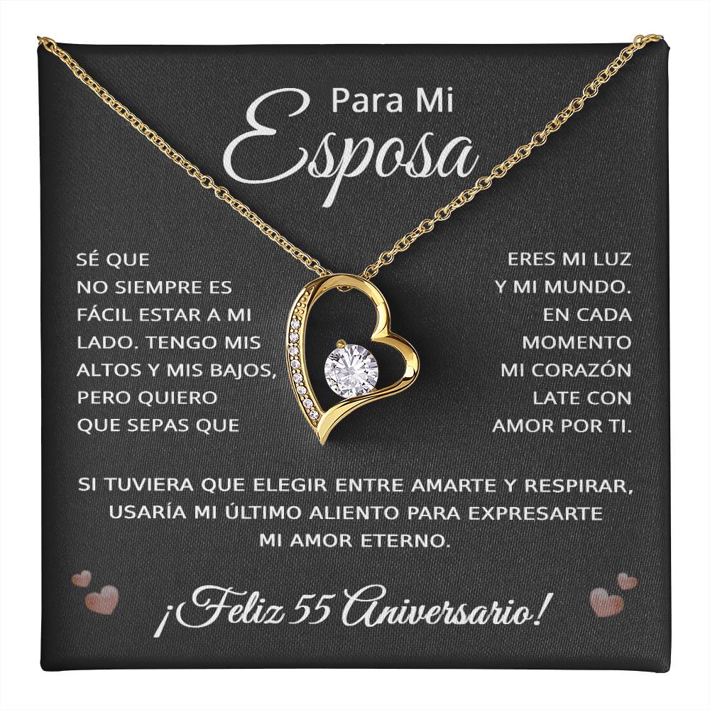 55 Anos de Aniversario Para Mi Esposa - 55 Year Aniversario Gift for Her