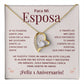Regalo 1 Aniversario para Esposa - Collar Amor Eterno - To My Wife Necklace in Spanish