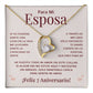Regalo 7 Aniversario para Esposa - Collar Amor Eterno - To My Wife Necklace in Spanish