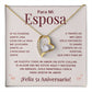Regalo 51 Aniversario para Esposa - Collar Amor Eterno - To My Wife Necklace in Spanish