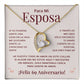Regalo 69 Aniversario para Esposa - Collar Amor Eterno - To My Wife Necklace in Spanish