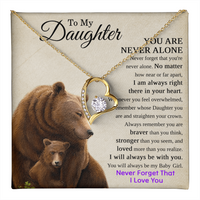 Load image into Gallery viewer, To My Daughter Stainless Steel Heart Necklace
