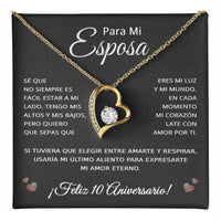Load image into Gallery viewer, 10 Anos de Aniversario Para Mi Esposa - 10 Year Aniversario Gift for Her
