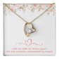 Cousins Gift Cousin Birthday Gift Cousin Christmas Gift Cousin Necklace Side by Side or Miles Apart We are Cousins Connected By Heart Love Pendant