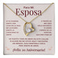 Regalo 20 Aniversario para Esposa - Collar Amor Eterno - To My Wife Necklace in Spanish