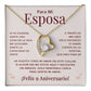 Regalo 9 Aniversario para Esposa - Collar Amor Eterno - To My Wife Necklace in Spanish