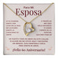 Regalo 60 Aniversario para Esposa - Collar Amor Eterno - Bodas de Diamante - To My Wife Necklace in Spanish