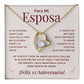 Regalo 12 Aniversario para Esposa - Collar Amor Eterno - To My Wife Necklace in Spanish