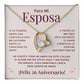 Regalo 26 Aniversario para Esposa - Collar Amor Eterno - To My Wife Necklace in Spanish
