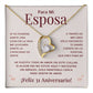 Regalo 31 Aniversario para Esposa - Collar Amor Eterno - To My Wife Necklace in Spanish