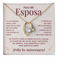 Regalo 82 Aniversario para Esposa - Collar Amor Eterno - To My Wife Necklace in Spanish