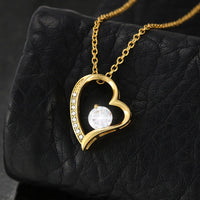 Load image into Gallery viewer, Valentine's Day Necklace for Her, Eternal Love Heart Pendant with To My Valentine Card
