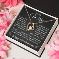 Load image into Gallery viewer, 44th Anniversary Gift for Wife – Necklace with Heartfelt Message Card
