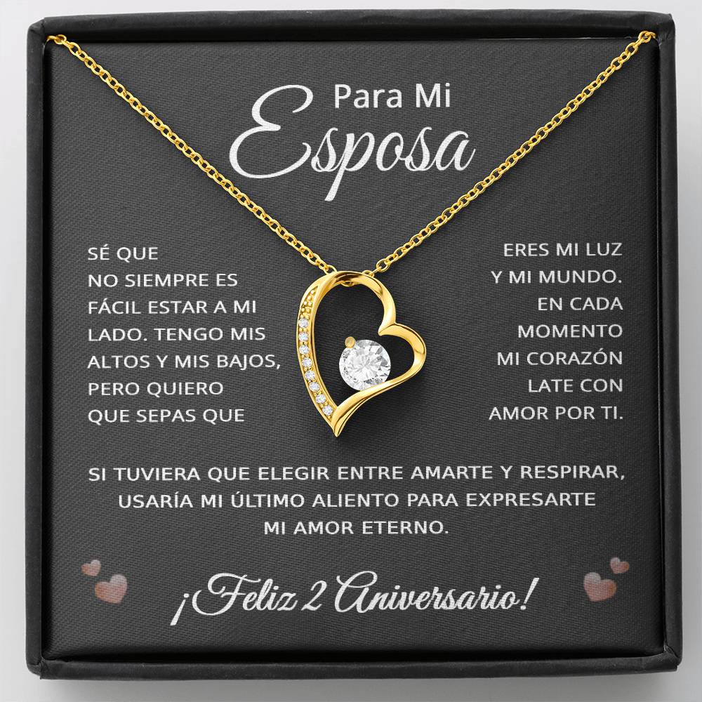 2 Anos de Aniversario Para Mi Esposa - 2 Year Aniversario Gift for Her