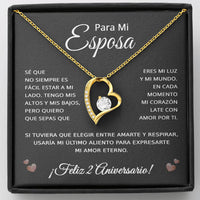 Load image into Gallery viewer, 2 Anos de Aniversario Para Mi Esposa - 2 Year Aniversario Gift for Her
