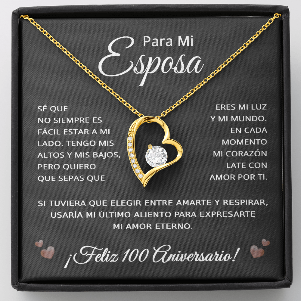 100 Anos de Aniversario Para Mi Esposa - 100 Year Aniversario Gift for Her