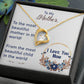 To My Mother Necklace Mothers Day Gift from Child Mom Forever Love Necklace Mom Christmas Gift