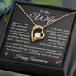 Wife Anniversary Necklace for Wife from Husband To My Wife Happy Anniversary Jewelry for Her Women Forever Love Pendant