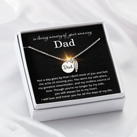 Load image into Gallery viewer, In Memory of Your Dad Necklace Sympathy Gift for Loss of Father Bereavement Gift for Friend Condolences Gifts for Dad
