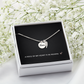 Loss of Mother Necklace – Bereavement Gift for Sister or Daughter – A Piece of My Heart Is in Heaven Memorial Jewelry