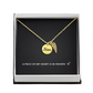 Loss of Mother Necklace – Bereavement Gift for Sister or Daughter – A Piece of My Heart Is in Heaven Memorial Jewelry