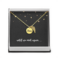 Mom Memorial Necklace – Angel Wing Pendant Bereavement Gift for Daughter or Sister – In Memory of Mother Jewelry