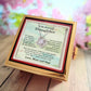 To My Beautiful Daughter Necklace from Mom and Dad, Daughter Love Knot Necklace with Rotating Rose Gift Box