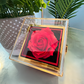 To My Beautiful Daughter Necklace from Mom and Dad, Daughter Love Knot Necklace with Rotating Rose Gift Box