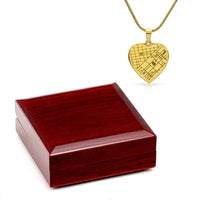 Load image into Gallery viewer, Custom Heart Map Necklace - Personalized Engraved Location Pendant - Wedding Gift for Bride or Anniversary Keepsake
