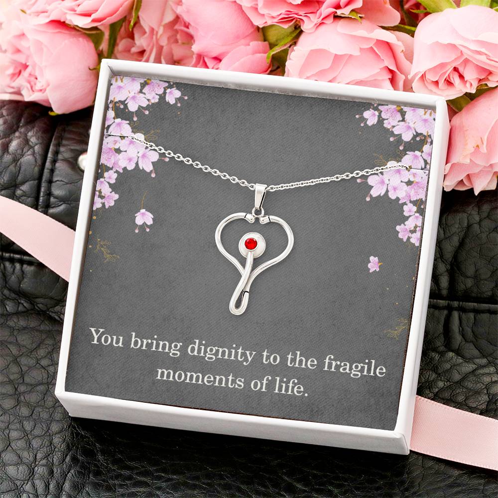 Nurse Necklace Nurse Christmas Gift Nurse Appreciation Gift Nursing Gift You Bring Dignity To The Fragile Moments Of Life