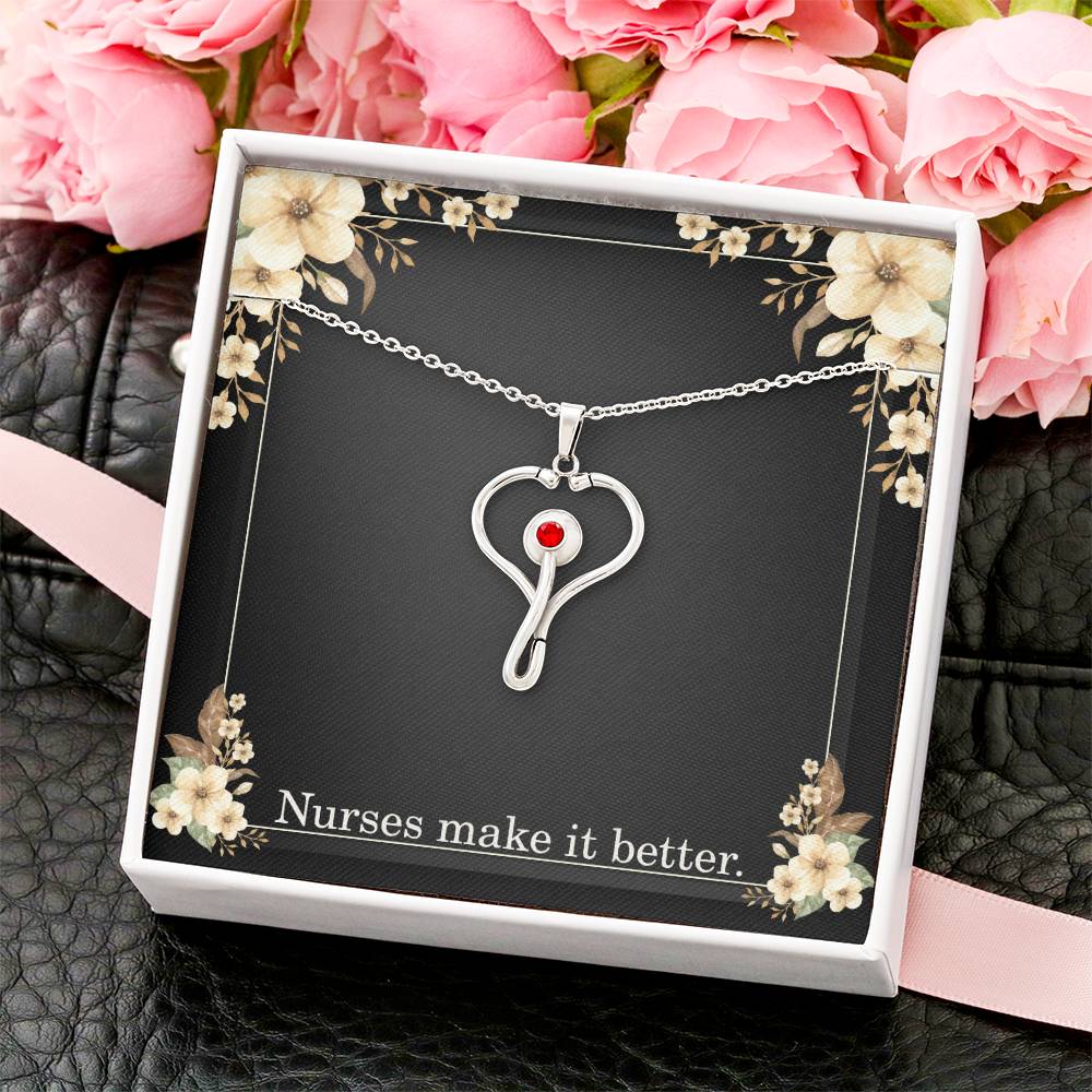 Nurses Make It Better Nurse Necklace Nurse Christmas Gift Nurse Appreciation Gift Nursing Gift